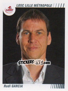 Sticker Rudi Garcia - FOOT 2008-2009 n. 160 - Panini