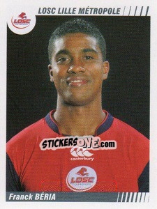 Sticker Franck Beria - FOOT 2008-2009 n. 164 - Panini