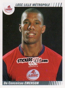 Sticker Da Conceicao Emerson - FOOT 2008-2009 n. 165 - Panini