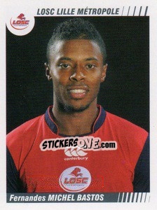 Figurina Fernandes Michel Bastos - FOOT 2008-2009 - Panini