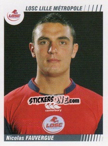 Sticker Nicolas Fauvergue - FOOT 2008-2009 n. 179 - Panini