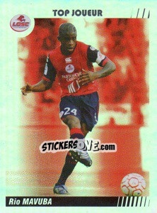 Sticker Rio Mavuba - Top Joueur - FOOT 2008-2009 - Panini