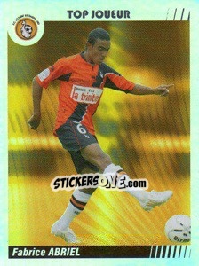 Sticker Fabrice Abriel - Top Joueur - FOOT 2008-2009 n. 187 - Panini