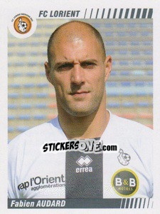 Sticker Fabien Audard - FOOT 2008-2009 n. 188 - Panini