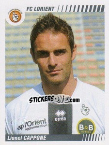 Figurina Lionel Cappone - FOOT 2008-2009 n. 189 - Panini