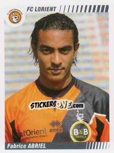 Sticker Fabrice Abriel - FOOT 2008-2009 n. 195 - Panini
