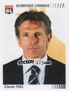 Cromo Claude Puel - FOOT 2008-2009 - Panini