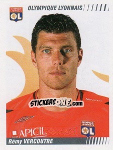 Sticker Remy Vercoutre - FOOT 2008-2009 - Panini