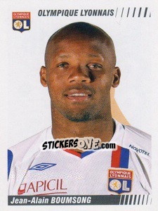 Sticker Jean-Alain Boumsong - FOOT 2008-2009 n. 216 - Panini