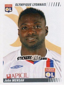 Cromo John Mensah - FOOT 2008-2009 - Panini