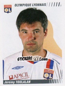Sticker Jeremy Toulalan - FOOT 2008-2009 n. 228 - Panini