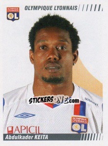 Sticker Abdulkader Keita - FOOT 2008-2009 - Panini