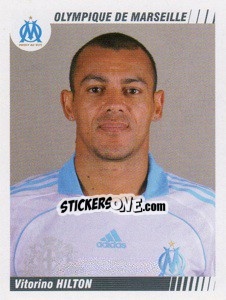 Sticker Vitorino Hilton - FOOT 2008-2009 n. 244 - Panini