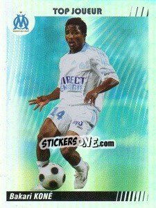 Sticker Bakari Kone - Top Joueur - FOOT 2008-2009 n. 260 - Panini
