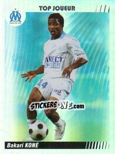 Cromo Bakari Kone - Top Joueur - FOOT 2008-2009 - Panini