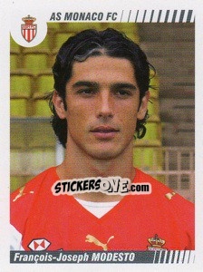 Sticker Francois-Joseph Modesto - FOOT 2008-2009 n. 270 - Panini