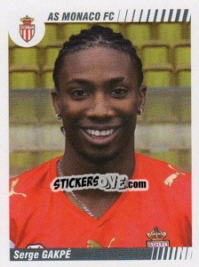 Sticker Serge Gakpe - FOOT 2008-2009 - Panini