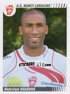 Sticker Abdeslam Ouaddou - FOOT 2008-2009 n. 299 - Panini