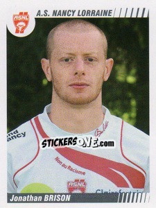 Sticker Jonathan Brison - FOOT 2008-2009 n. 301 - Panini