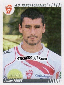 Sticker Julien Feret - FOOT 2008-2009 n. 302 - Panini