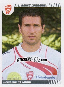 Cromo Benjamin Gavanon - FOOT 2008-2009 - Panini