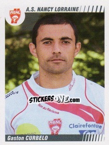Sticker Gaston Curbelo - FOOT 2008-2009 n. 307 - Panini
