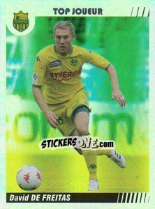 Sticker David De Freitas - Top Joueur - FOOT 2008-2009 - Panini