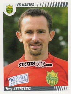 Sticker Tony Heurtebis - FOOT 2008-2009 n. 319 - Panini