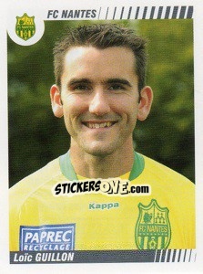 Figurina Loic Guillon - FOOT 2008-2009 n. 322 - Panini