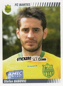Sticker Stefan Babovic - FOOT 2008-2009 n. 327 - Panini