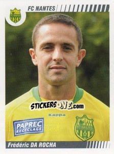 Sticker Frederic Da Rocha - FOOT 2008-2009 n. 329 - Panini