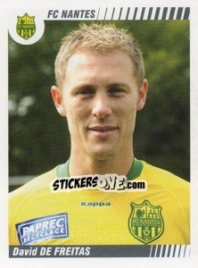 Sticker David De Freitas - FOOT 2008-2009 - Panini