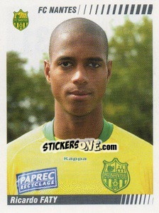 Sticker Ricardo Faty - FOOT 2008-2009 n. 331 - Panini