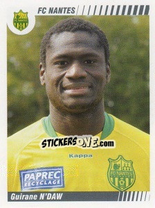 Cromo Guirane N'Daw - FOOT 2008-2009 - Panini