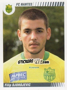Sticker Filip Djordjevic - FOOT 2008-2009 n. 335 - Panini
