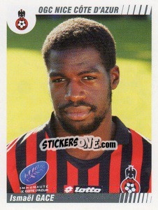 Sticker Ismael Gace - FOOT 2008-2009 n. 348 - Panini