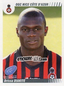 Sticker Drissa Diakite - FOOT 2008-2009 n. 355 - Panini