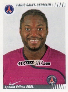 Figurina Apoula Edima Edel - FOOT 2008-2009 n. 370 - Panini