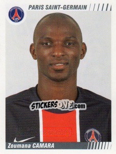 Sticker Zoumana Camara - FOOT 2008-2009 n. 374 - Panini