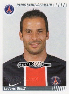 Sticker Ludovic Giuly - FOOT 2008-2009 n. 385 - Panini