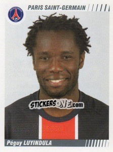 Sticker Peguy Luyindula - FOOT 2008-2009 n. 388 - Panini