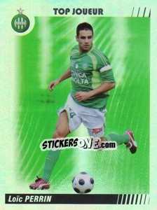 Sticker Loic Perrin - Top Joueur - FOOT 2008-2009 n. 421 - Panini