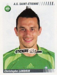 Sticker Christophe Landrin - FOOT 2008-2009 n. 431 - Panini