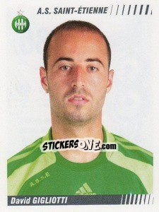 Sticker David Gigliotti - FOOT 2008-2009 - Panini