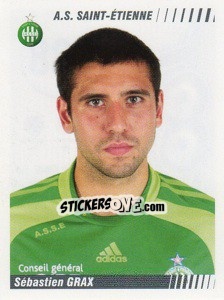 Sticker Sebastien Grax - FOOT 2008-2009 n. 438 - Panini