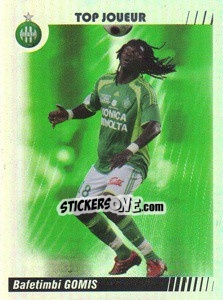 Sticker Bafetimbi Gomis - Top Joueur - FOOT 2008-2009 n. 442 - Panini