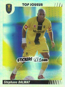 Sticker Stephane Dalmat - Top Joueur - FOOT 2008-2009 n. 447 - Panini