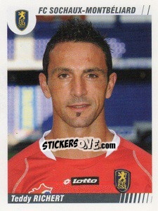 Sticker Teddy Richert - FOOT 2008-2009 n. 449 - Panini