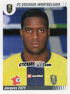 Cromo Jacques Faty - FOOT 2008-2009 n. 452 - Panini