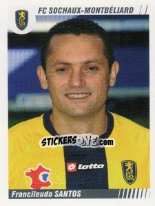 Figurina Francileudo Santos - FOOT 2008-2009 - Panini